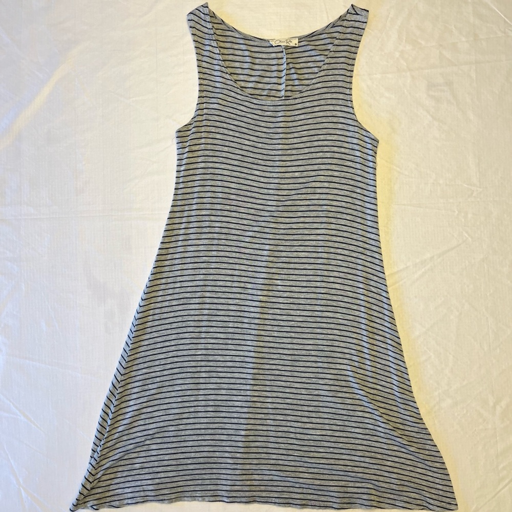 Black and Gray Striped Dress